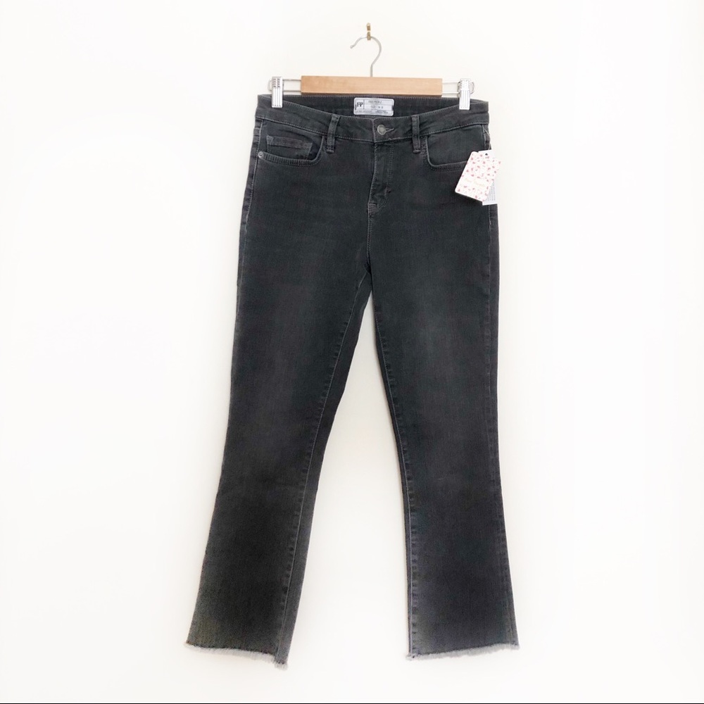 Free People Black Boot Cut Jeans